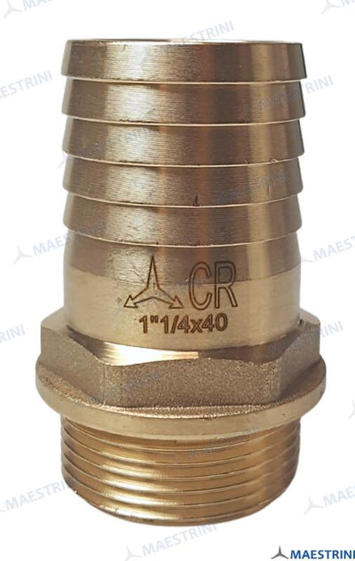 Entronque 1''1/4 X 40 M. En Laton Cr Maestrini