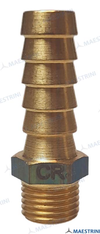Entronque 1/4'' X 12 M. En Laton Cr Maestrini
