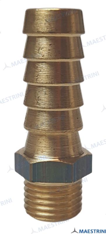 Entronque 1/4'' X 13 M. En Laton Cr Maestrini