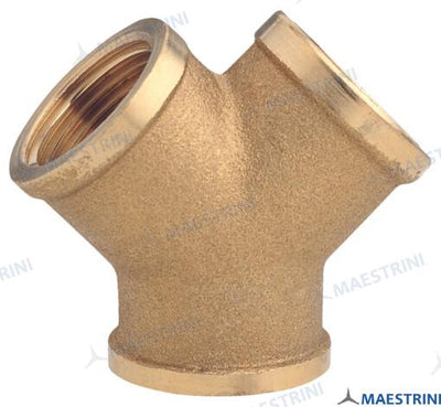 Racor ¨y¨ 1''1/4 H.h.h Laton Cr Maestrini