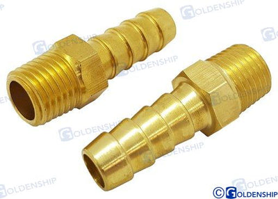 Entronque Laton Npt 1/4"X3/8" (2) Yamaha 22-89771Q2