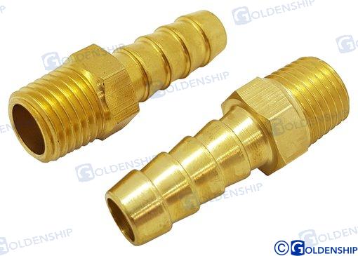 Entronque Laton Npt 1/4"X3/8" (2) Yamaha 22-89771Q2