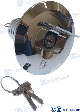 Toma Cub.c/llave -fuel- 38MM. Goldenship