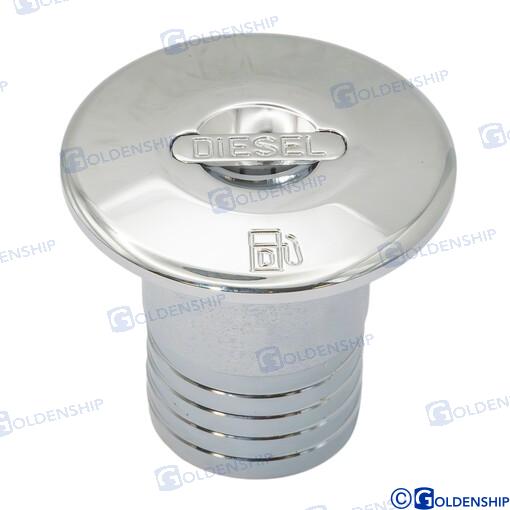 Toma Cubierta "diesel" 50MM Lat.cromado Goldenship