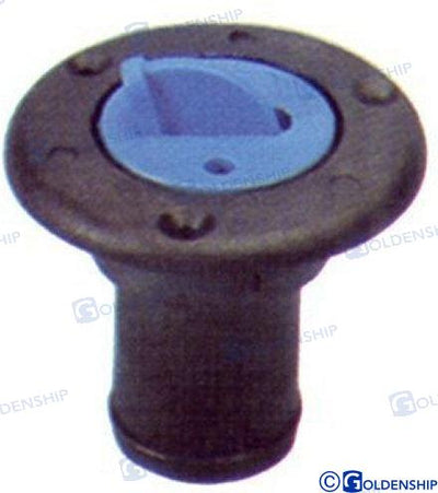 Toma De Cubierta "water" 38 Mm Negro Goldenship