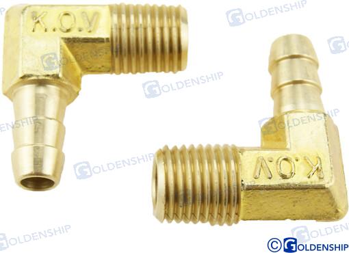 Racor 90º Npt 1/4 X 5/16" (pack De 2) Yamaha