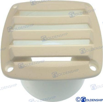 Rejilla Vent. Abs 85X85 /tubo 3" Blanca Goldenship