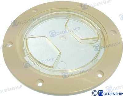 Tapa Registro 152MM Transparente Goldenship