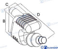 Colector Silenciador <150HP Goldenship