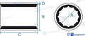 Cojinete De Bronce 22 X 1 1/4"X 3" Goldenship