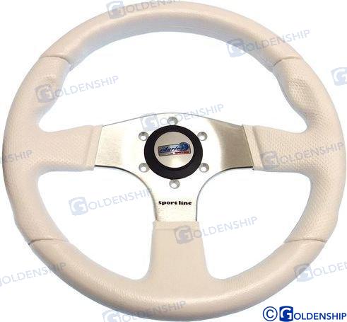 Volante Atlantic 330 Mm. Blanco Goldenship