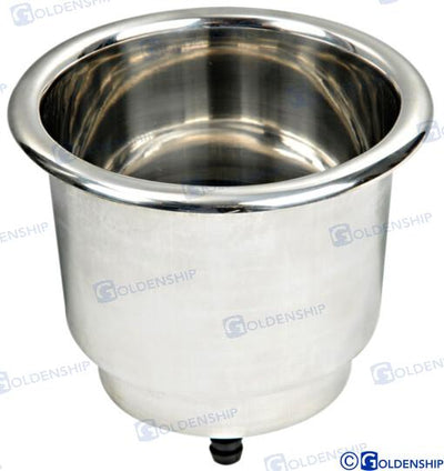 Portavasos C/drenaje Inox Goldenship