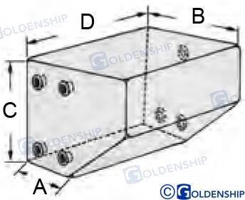 Deposito Aguas Negras 75L B. Goldenship
