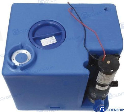 Deposito Ag.negras 56L C/macerator 12V Goldenship