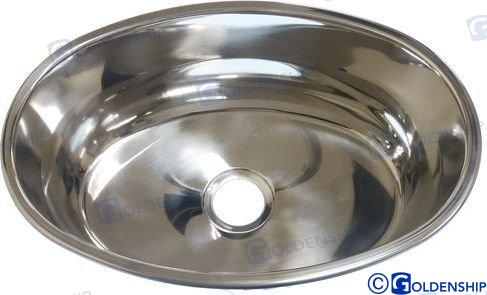 Fregadero Oval C/desagüe - Ext. 265X390 Goldenship