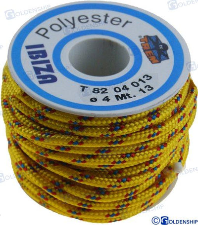 Carrete "ibiza" 2,5 Mm Amarillo Goldenship