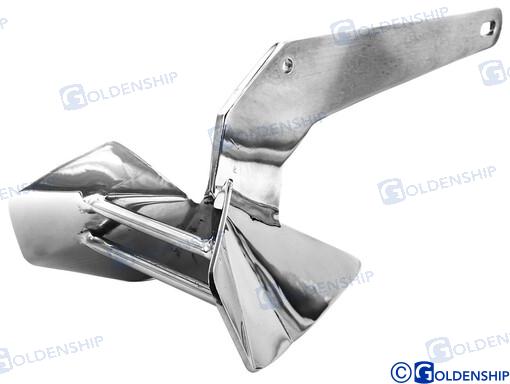 Ancla Tipo "delta" 10 Kg. AISI316 Goldenship