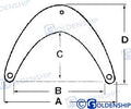 Defensa Proa 45X30 Goldenship