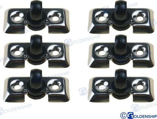 Gancho Sop. Defensas (pack De 6) Goldenship
