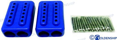 Par Mordazas Cabos "ez-splice" Azul 14/1 Goldenship