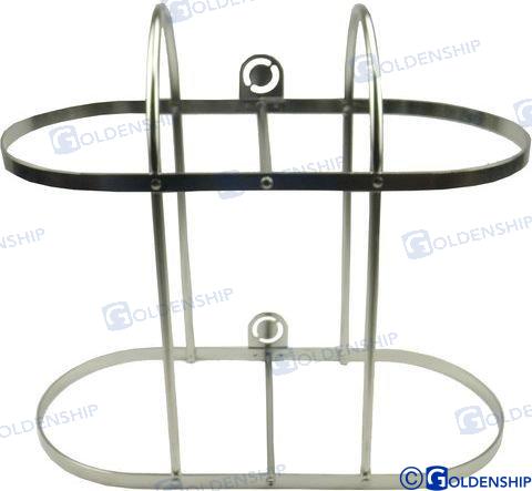 Soporte 2 Defensas Inox 2X20 Cm Goldenship