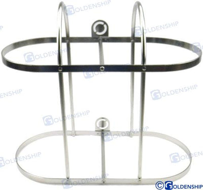 Soporte 2 Defensas Inox 2X30 Cm Goldenship