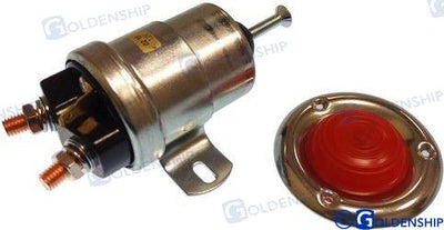 Interruptor De Pie Molinete 12V Rojo Goldenship