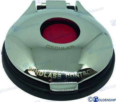 Interruptor Pie Inox Rojo Goldenship