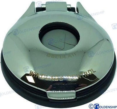Interruptor De Pie Inox Negro Goldenship