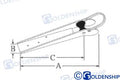 Polea De Proa SS304 458 X 86 Mm - 76*76 Goldenship
