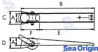 Polea De Proa 393X72 Sea Origin