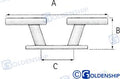 Bita Amarre SS316 350mm. Goldenship