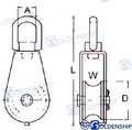 Polea Simple Giratoria 0 8 Mm Goldenship