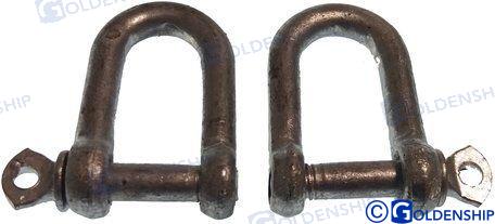 Grillete Galv. Recto 8mm (2) Goldenship