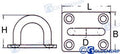 Anilla Con Placa 6X35X40MM (10) Goldenship