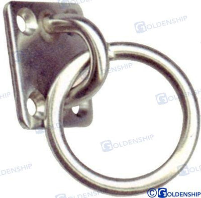Anilla Con Placa 40X35 Goldenship