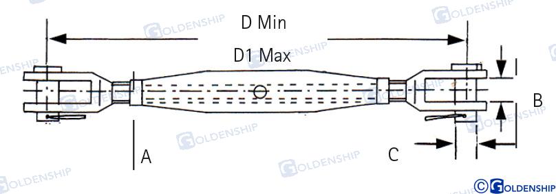 Tensor SS316 6mm (5) Goldenship
