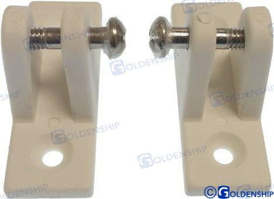 Soporte 90º Nylon Blanco (2) Goldenship