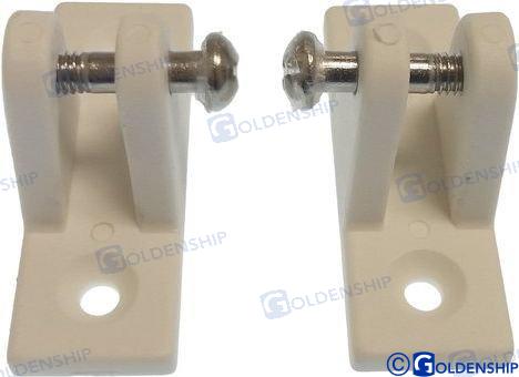 Soporte 90º Nylon Blanco (2) Goldenship