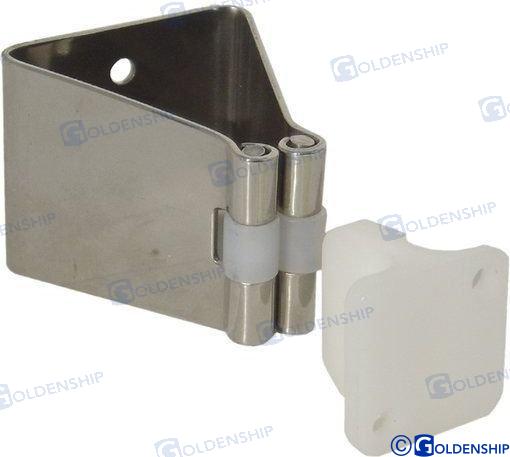 Sujetapuertas Inox/nylon 40X35 Goldenship