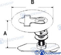 Tirador Inox "t" C/llave D. 79MM Goldenship