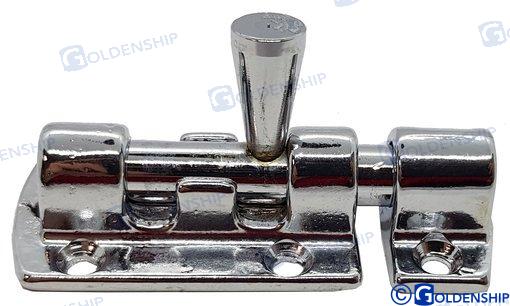 Cierre Pasador Laton Crom. 60 Mm. Goldenship