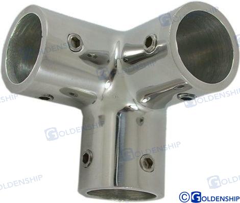 Conexion Triple 90º 7/8" 22MM Goldenship