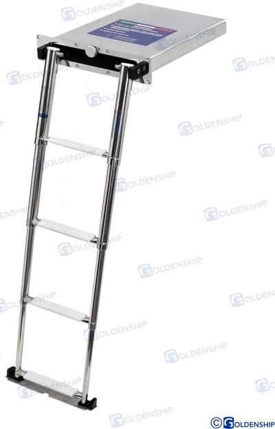 Escalera Plegable 4 Peldaños 390*88*1127 Douglas Marine