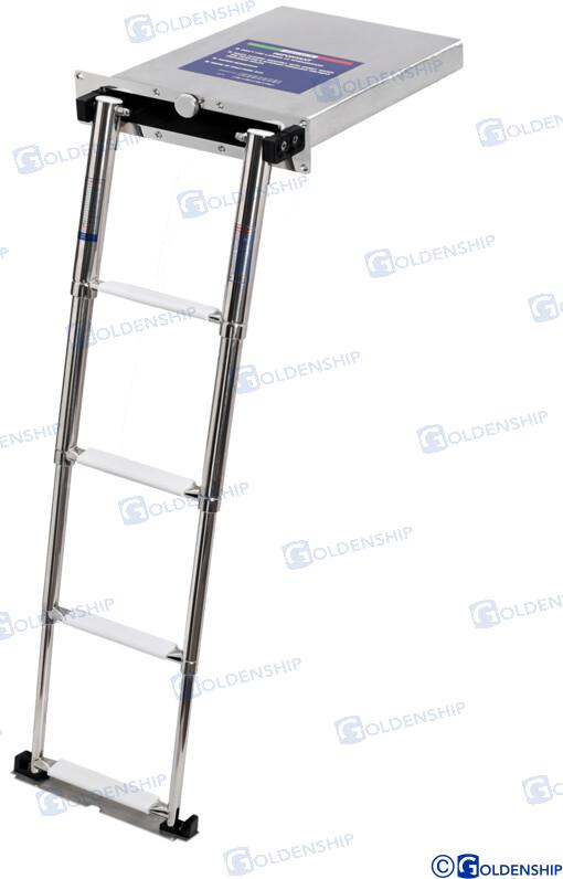 Escalera Plegable 4 Peldaños 390*88*1127 Douglas Marine