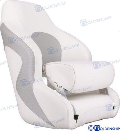 Asiento Sport Ergononico Blanco/gris Goldenship