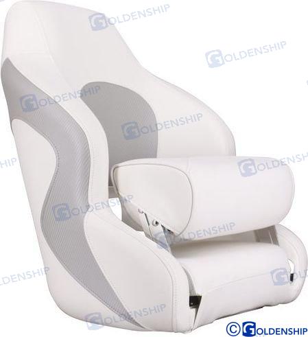 Asiento Sport Ergononico Blanco/gris Goldenship