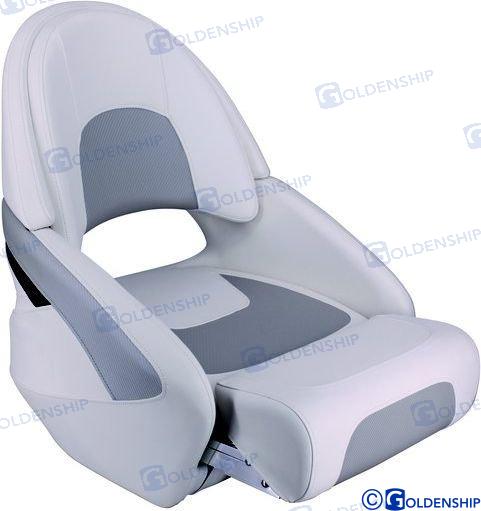 Asiento Piel Blanco/gris Goldenship