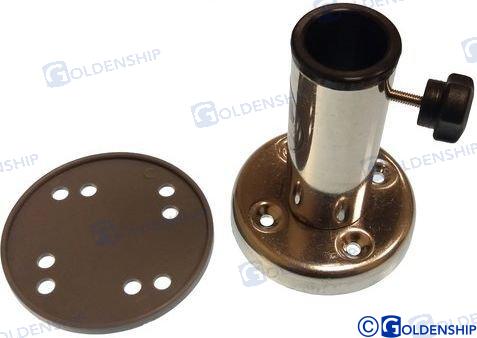 Base Recta Acero Inox. Goldenship