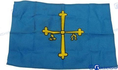 Bandera Asturias 40X60 Goldenship